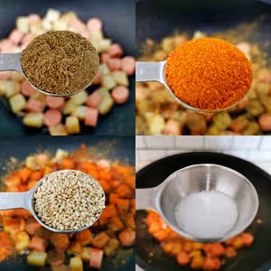 下飯神器香辣火腿腸土豆塊