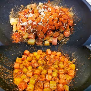 下飯神器香辣火腿腸土豆塊