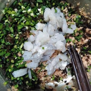 歷史上包法最簡單的鍋貼～沒有之一                           韭菜蝦仁餛飩皮鍋貼