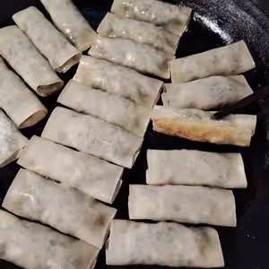 歷史上包法最簡單的鍋貼～沒有之一                           韭菜蝦仁餛飩皮鍋貼