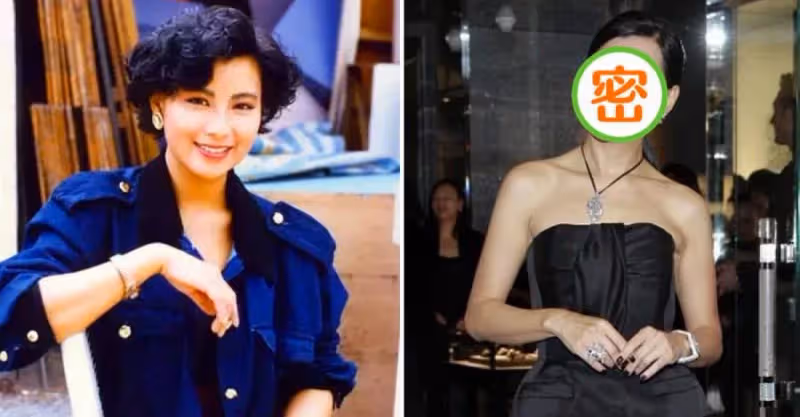 李美鳳變化太大，身穿黑色抹胸裙仍有氣場，600萬鑽飾搶眼，網友：電眼美人