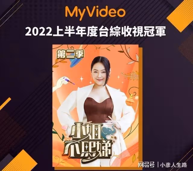 上半年收視排行,小S《小姐不熙娣》奪MyVideo節目榜冠軍