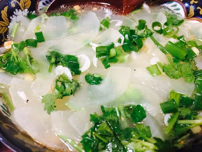 老黃瓜蝦皮湯