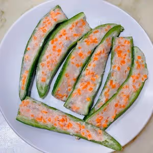 尖椒釀蝦滑