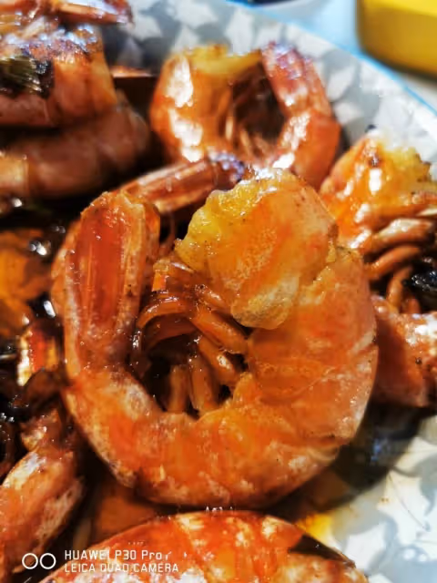 紅燜阿根廷去頭紅蝦