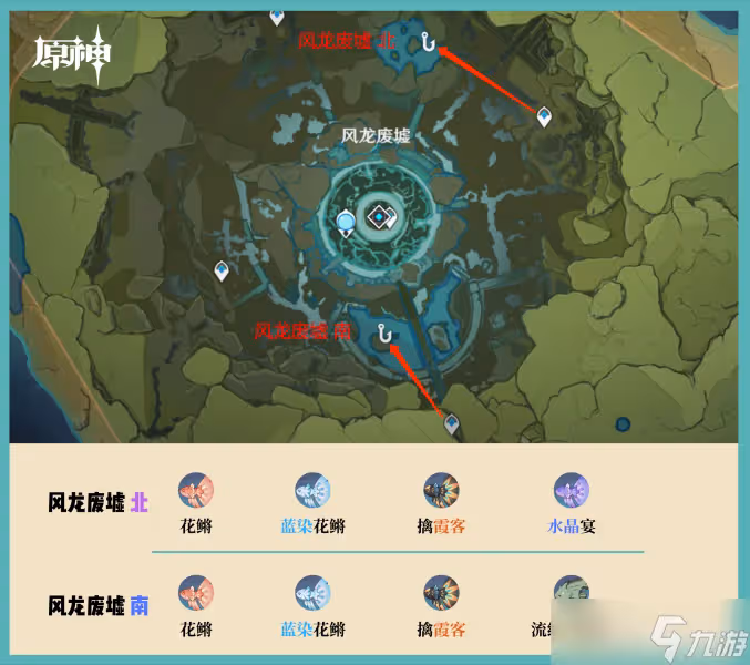 原神釣魚點位置大全