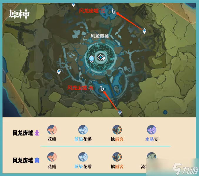 原神2.1蒙得釣魚點位置介紹