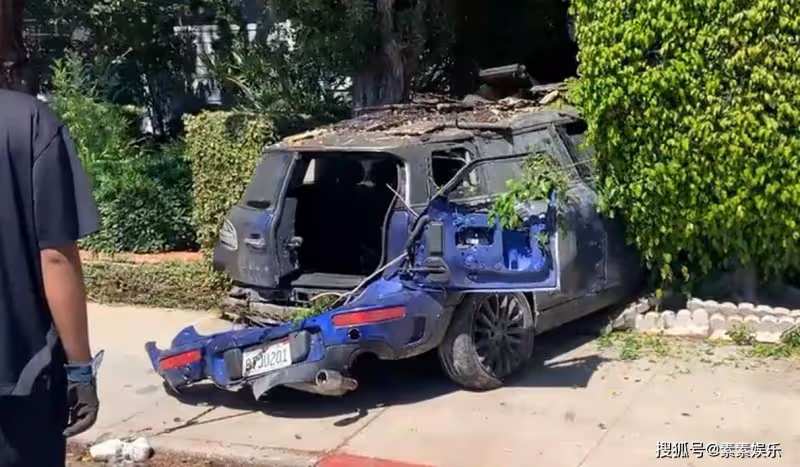 林志穎車禍後,又一位好萊塢巨星撞車受傷嚴重,車體爆炸被燒傷