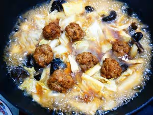 白菜豆腐煲