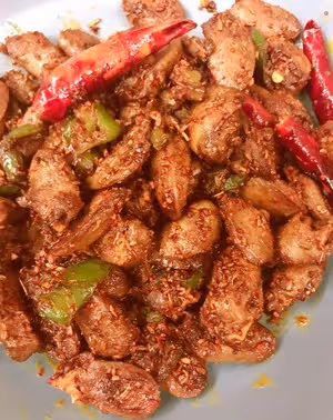孜然雞心