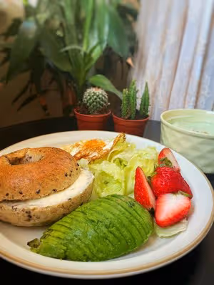 無油無糖全麥黑芝麻貝果