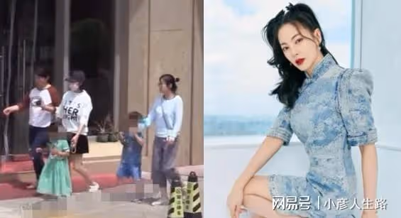 張雨綺龍鳳胎正臉曝光，倆孩長相隨媽，飯後緋聞小男友現身小區