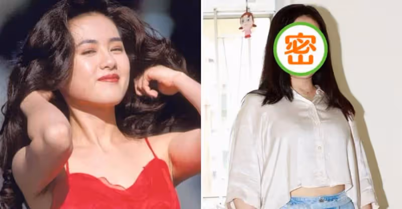 「人間水蜜桃」李麗珍罕見現身，56歲穿露臍襯衫配牛仔短褲，臉很豐腴腿細得似竹竿