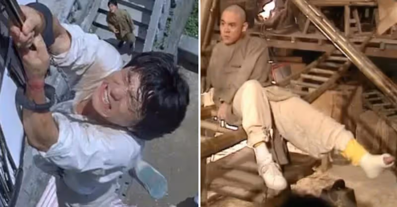 香港電影10大「玩命」鏡頭：李賽鳳胡慧中慘不忍睹，李連杰一部戲骨折兩次，成龍差點送命！