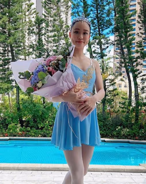呂麗君女兒太優秀!國際芭蕾舞比賽奪金獎,19歲長得很像劉鑾雄