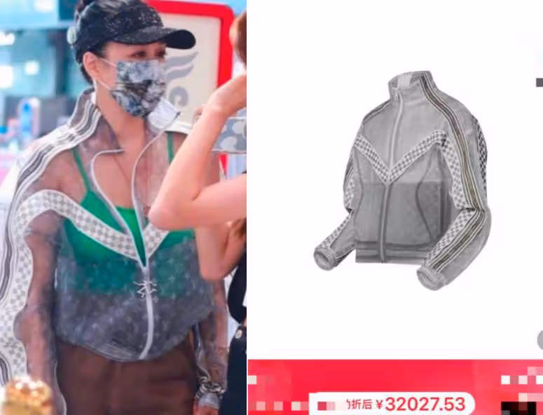 鐘麗緹穿3萬元透視裝現身!倆女兒化妝染髪,跟媽媽個頭一般高