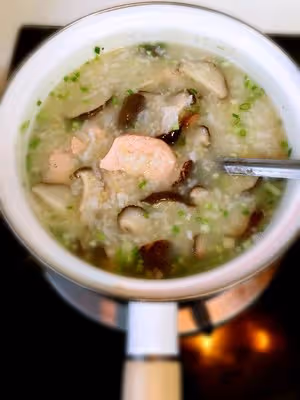 三文魚片粥