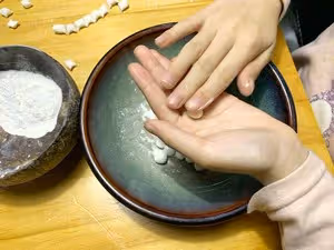 桂花酒釀圓子，自己做的圓子才好吃