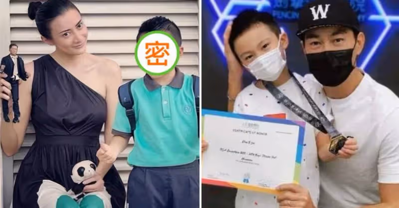 陳國坤6歲兒子罕見曝光！拳頭緊握十分霸氣，「一雙電眼+麥色皮膚」完美復刻李小龍，網友：像小正太