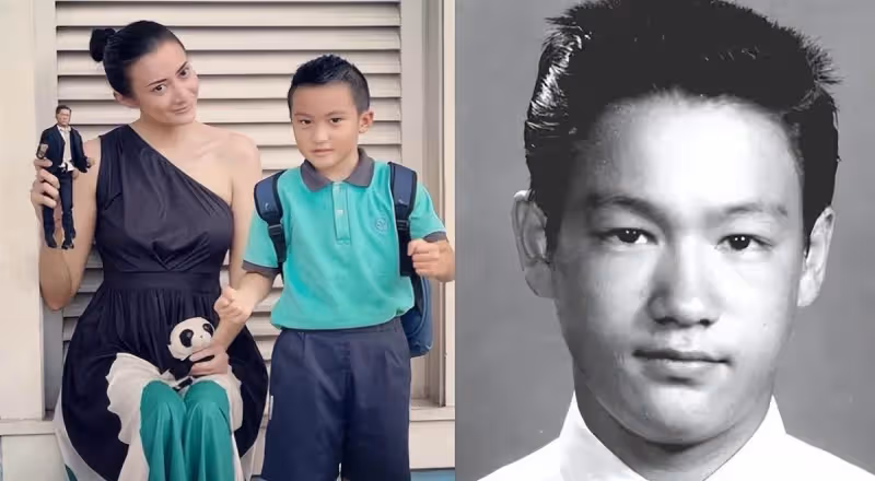 陳國坤6歲兒子罕見曝光!拳頭緊握十分霸氣,「一雙電眼+麥色皮膚」完美復刻李小龍,網友:像小正太
