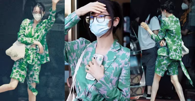 迪麗熱巴帶火了一種「奶奶衫」穿搭，顯白又好看，真高級！