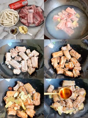 不加一滴水❗️好吃到光碟可樂排骨年糕❗️
