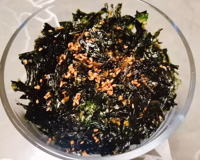 自製拌飯海苔碎(咸香酥脆)
