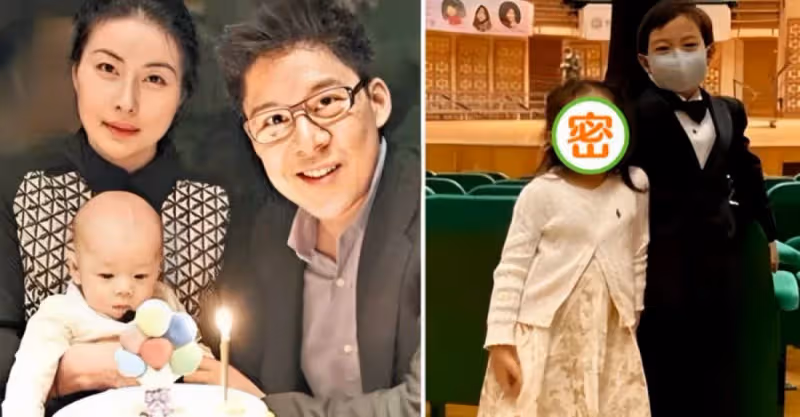 郭晶晶大女兒太可愛了，穿粉裙公主范十足，這氣質完全遺傳媽媽