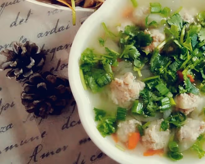 老黃瓜丸子湯