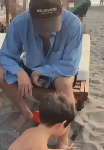 具俊曄帶大S的孩子海邊遊玩 汪小菲卻刪女兒動態