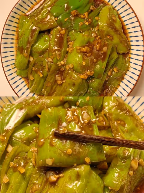 5分鐘就可以燒好的虎皮青椒，真的超下飯