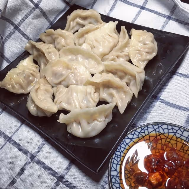 白菜香菇豬肉餃子