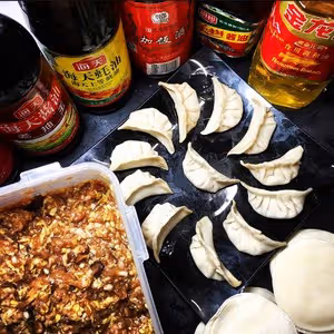 白菜香菇豬肉餃子