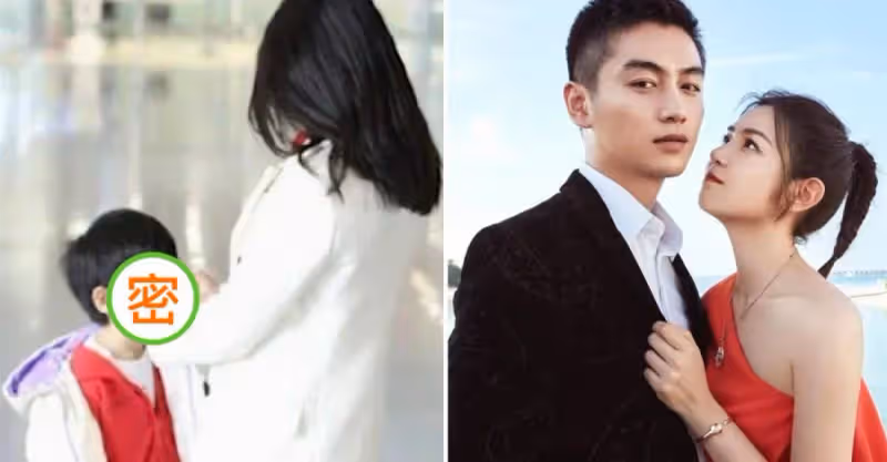 陳妍希帶兒子現身機場！小星星「長相清秀+身高喜人」，五官復刻爸爸陳曉，網友驚呼：基因太強大
