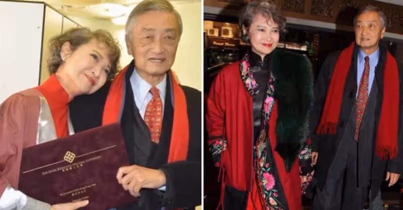 一路走好！蕭芳芳84歲老公不幸去世，結婚42年曾獲榮譽博士稱號