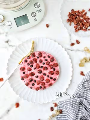 蔓越莓紫薯發糕#北鼎養生壺食譜#