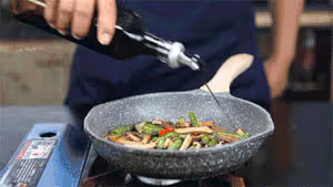 長豇豆炒香乾，配飯完美