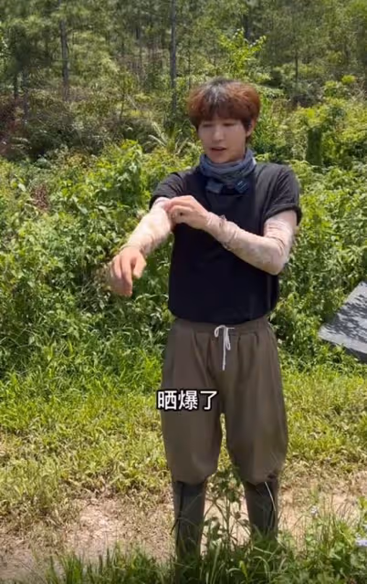 27歲偶像男星回廣東農村開農場!撿鴨蛋下魚塘捉魚,生活太接地氣