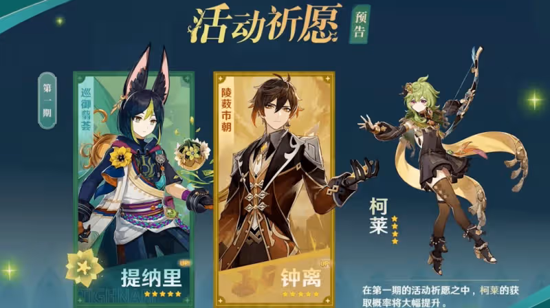 原神:須彌3.0版本可以獲得多少原石?提前了解做好抽取規劃吧!