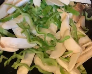 杏鮑菇炒青椒