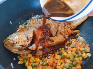 什錦紅燒魚，年夜飯必備，醬香下飯，老幼皆宜