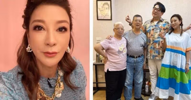 見家長了！楊繡惠大方曝照「終於來提親了」　跟對方「手比愛心全家福」好友全恭喜