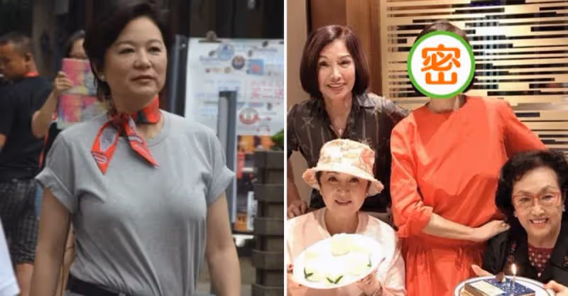 她瘦身11公斤後容光煥發！林青霞罕見「現身圈內聚會」67歲穿「紅裙」站C位太搶眼：柔美又大氣