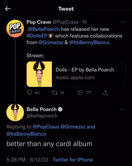 菲律賓裔女歌手想左右逢源，最終被 Cardi B 揭發