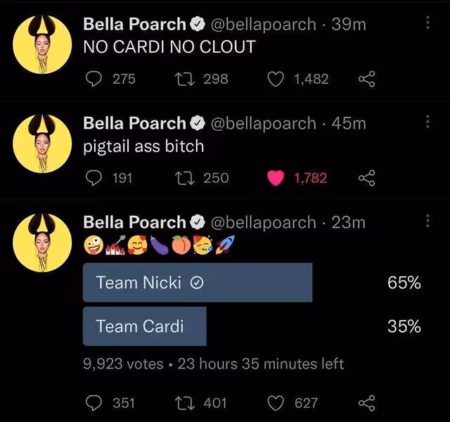 菲律賓裔女歌手想左右逢源，最終被 Cardi B 揭發