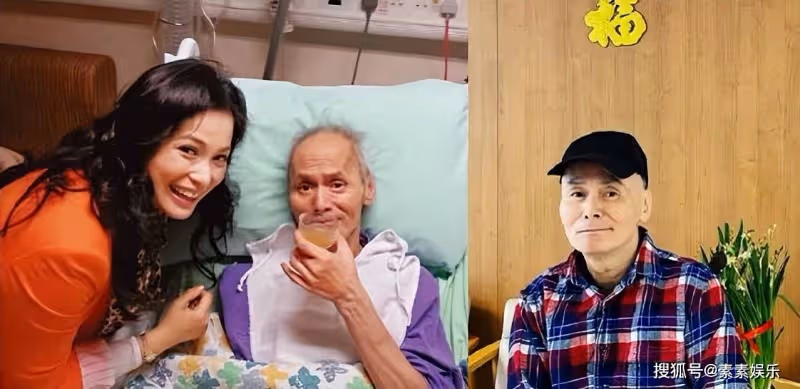 劉家輝坐輪椅參觀TVB,老友相見激動落淚,王喜抱著他坐上車