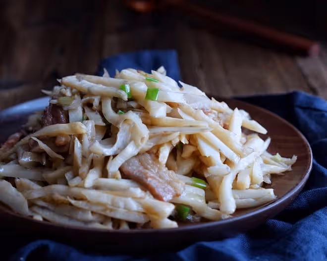 蓮藕炒肉絲