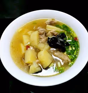 土豆香菇雞湯