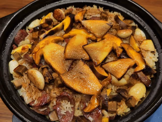 牛肝菌燜飯（香到犯規）
