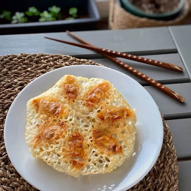 香脆美味的冰花煎餃